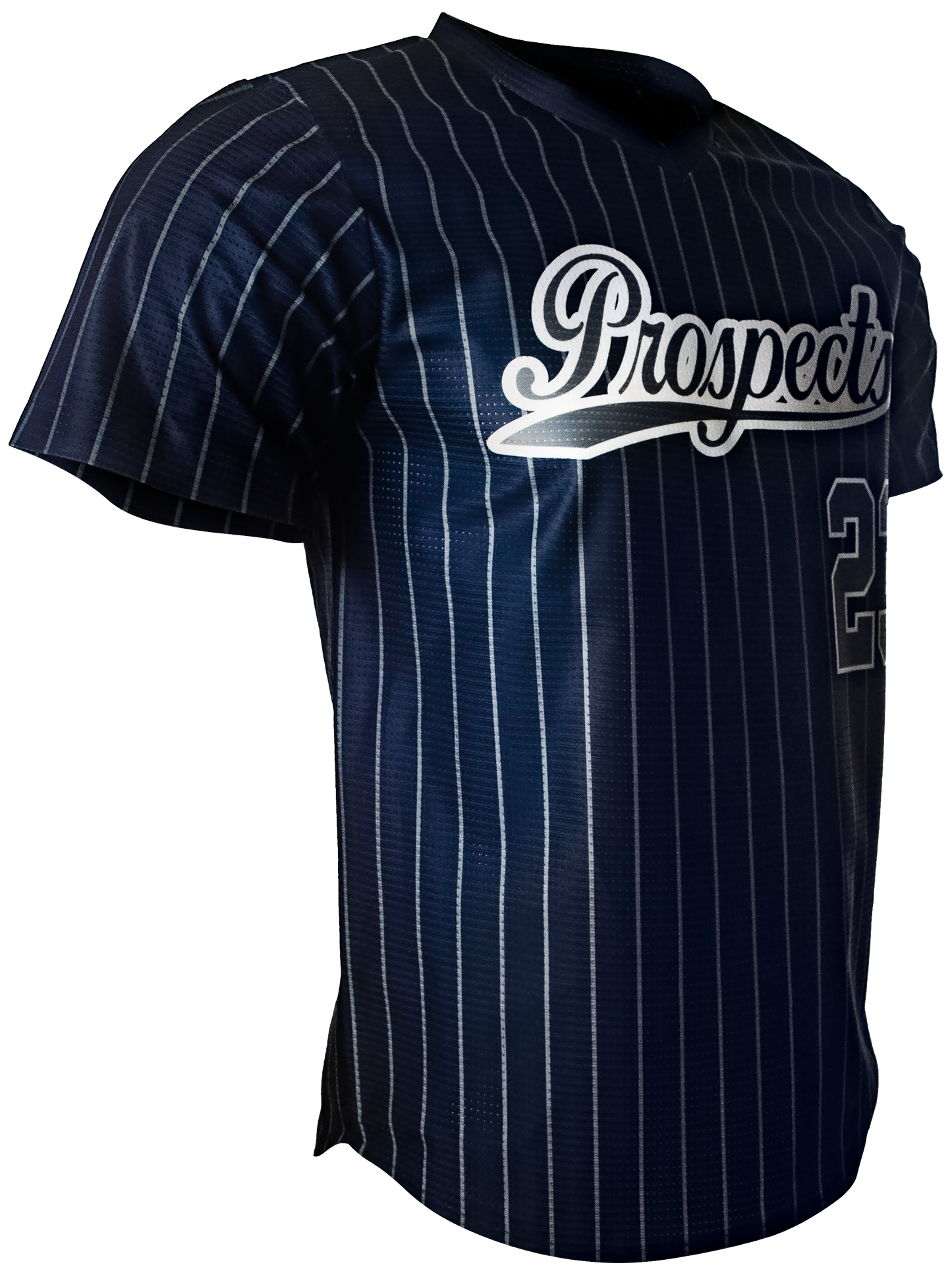 Short Sleeve V Neck Baseball Jersey