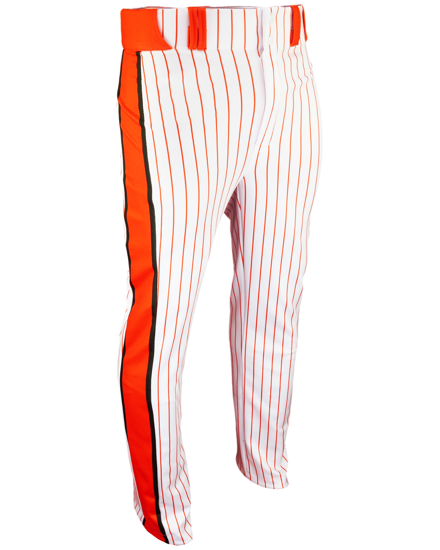 Full Sublimation Tapered Open-Bottom Baseball Pants w/ Sublimated Side Panel