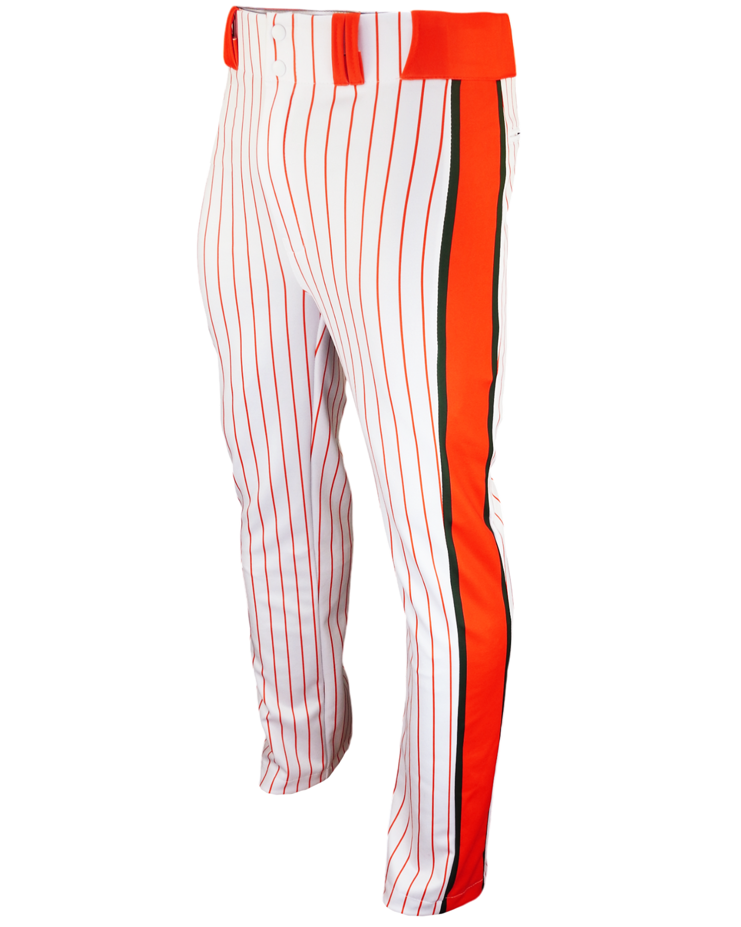 Full Sublimation Tapered Open-Bottom Baseball Pants w/ Sublimated Side Panel