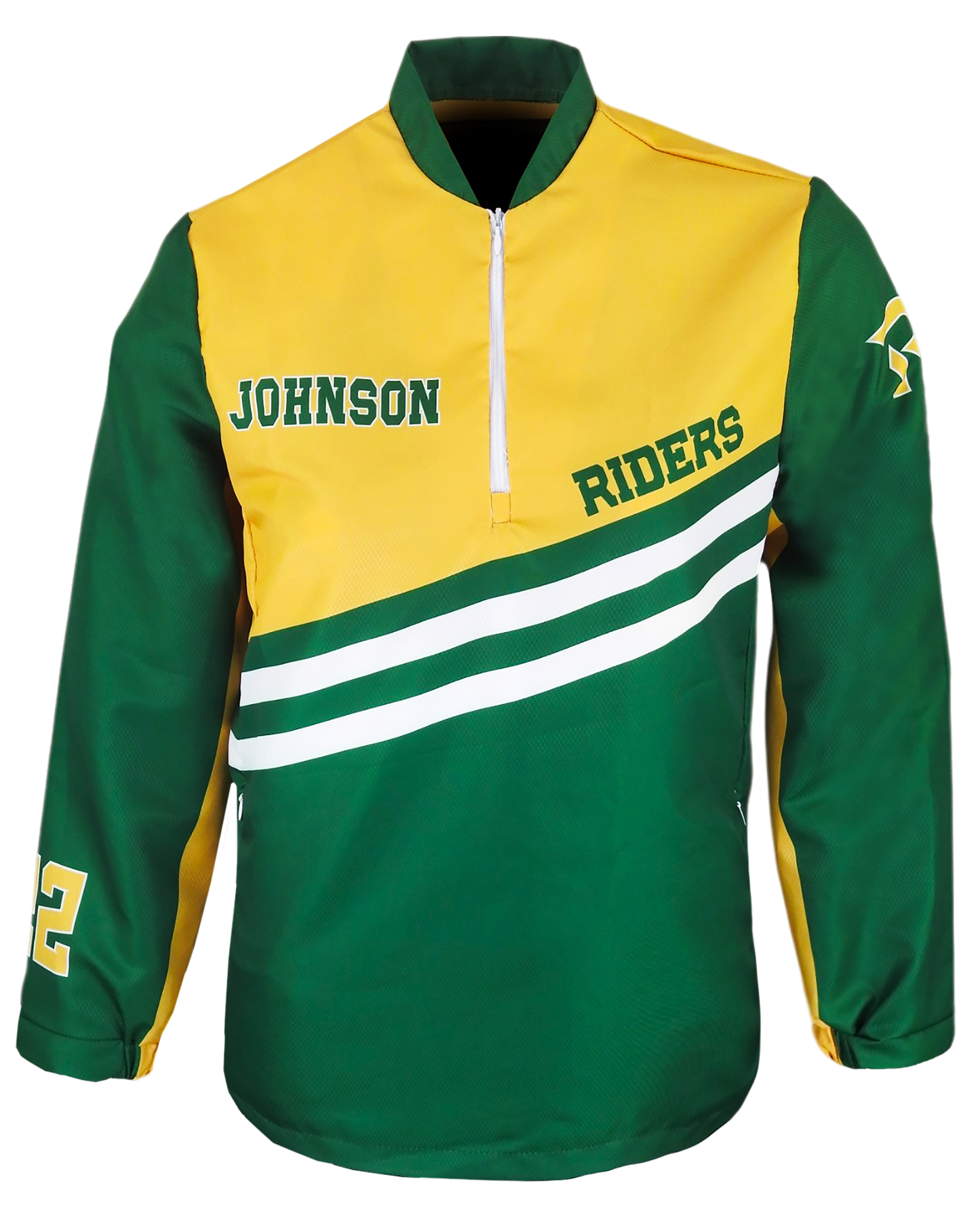Long Sleeve 1/4 Zip Cage Jacket w/ Liner (Pockets)