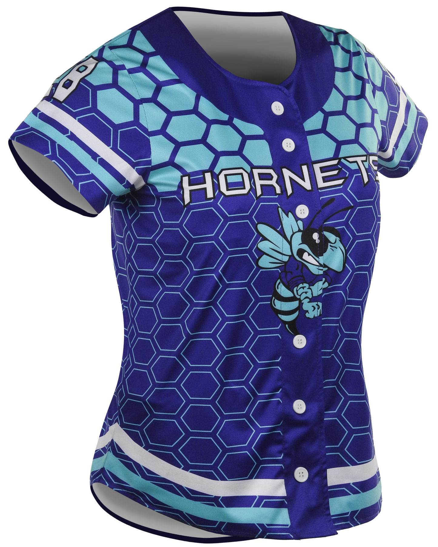 Short Sleeve Full Button Softball Jersey
