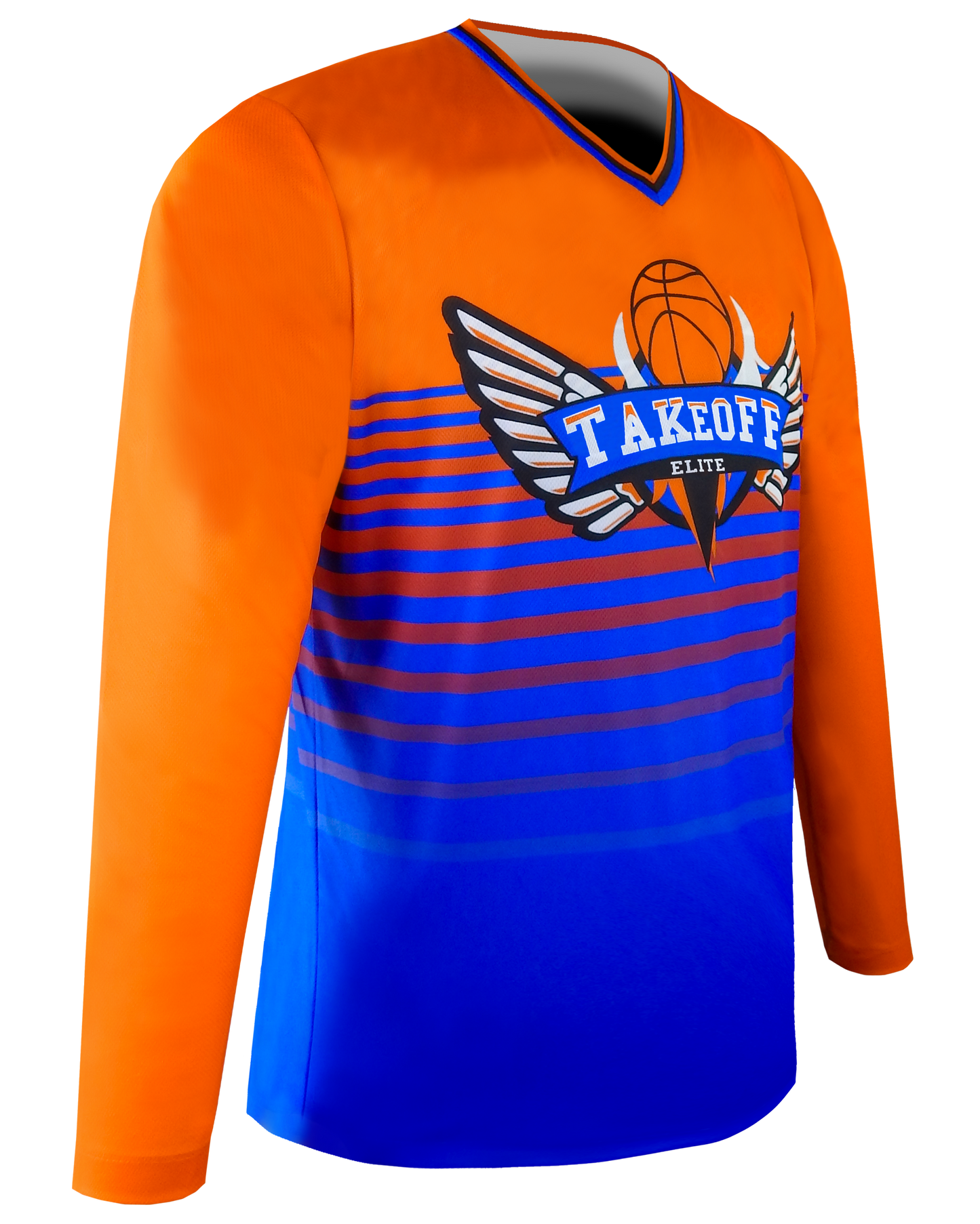 Long Sleeve V Neck Goalie Jersey