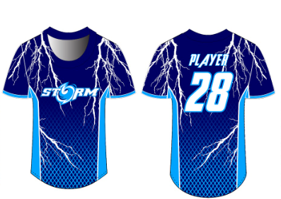 Pre Sewn Short Sleeve Jersey Size Samples