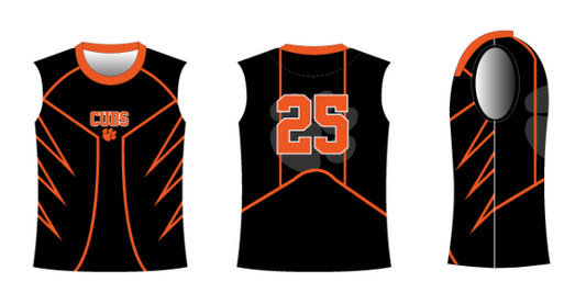 Sleeveless / Short Sleeve Compression Size Samples