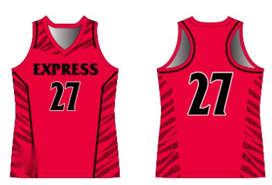 Racerback Lacrosse Jersey Size Samples