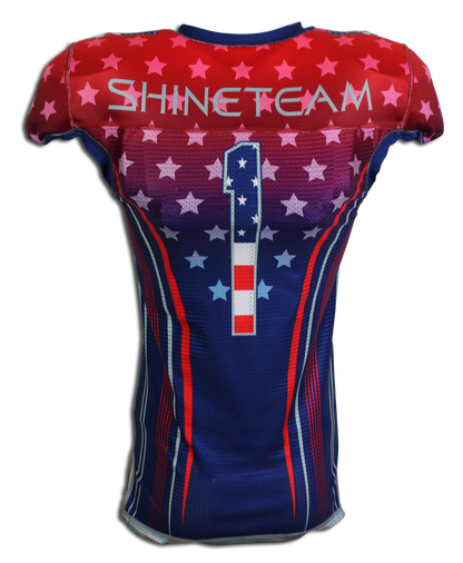 Tapered Franchise 1 Ply REVERSIBLE Football Jersey