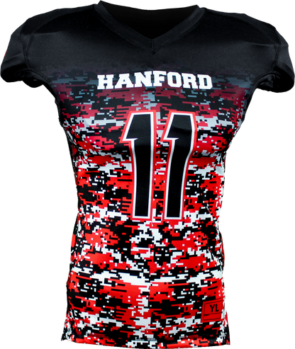 Tapered Nickle 1 Ply REVERSIBLE Football Jersey