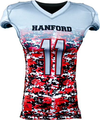 Tapered Nickle 1 Ply REVERSIBLE Football Jersey