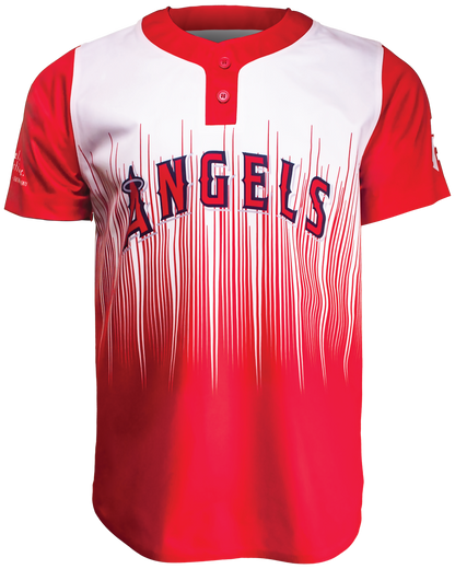 Short Sleeve 2-Button Baseball Jersey