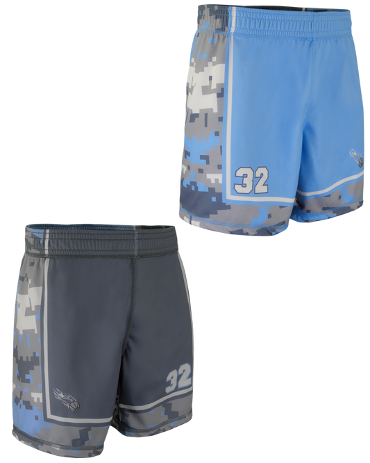 Pro 7 Basketball Shorts (Single Ply REVERSIBLE)