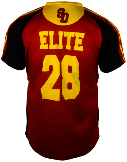 Single Ply Reversible Crew Neck Baseball Jersey