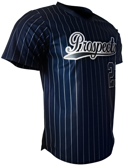 Short Sleeve V Neck Baseball Jersey