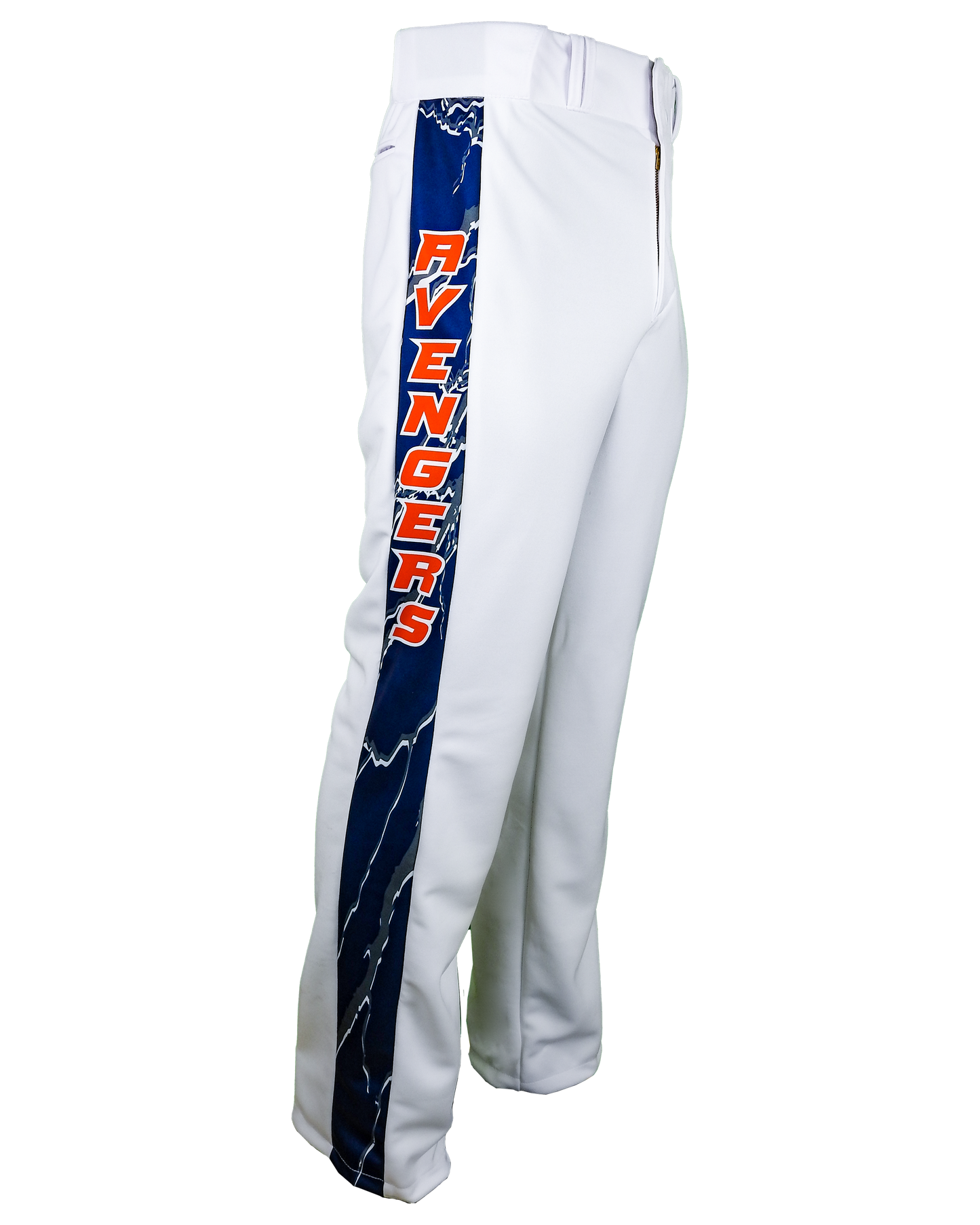 ORIGINAL Dyed Open-Bottom Baseball Pants w/ Sublimated Side Panel