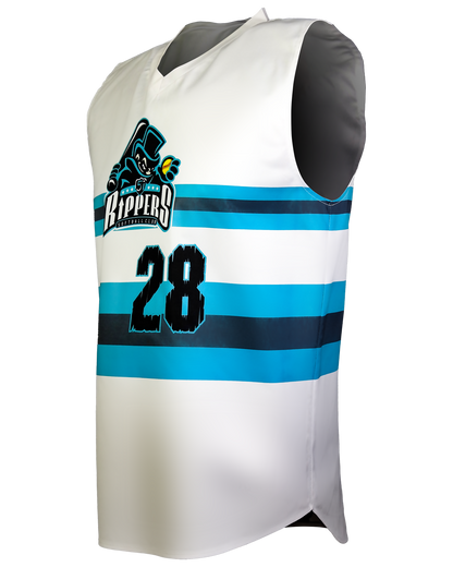 Sleeveless V-Neck Baseball Jersey