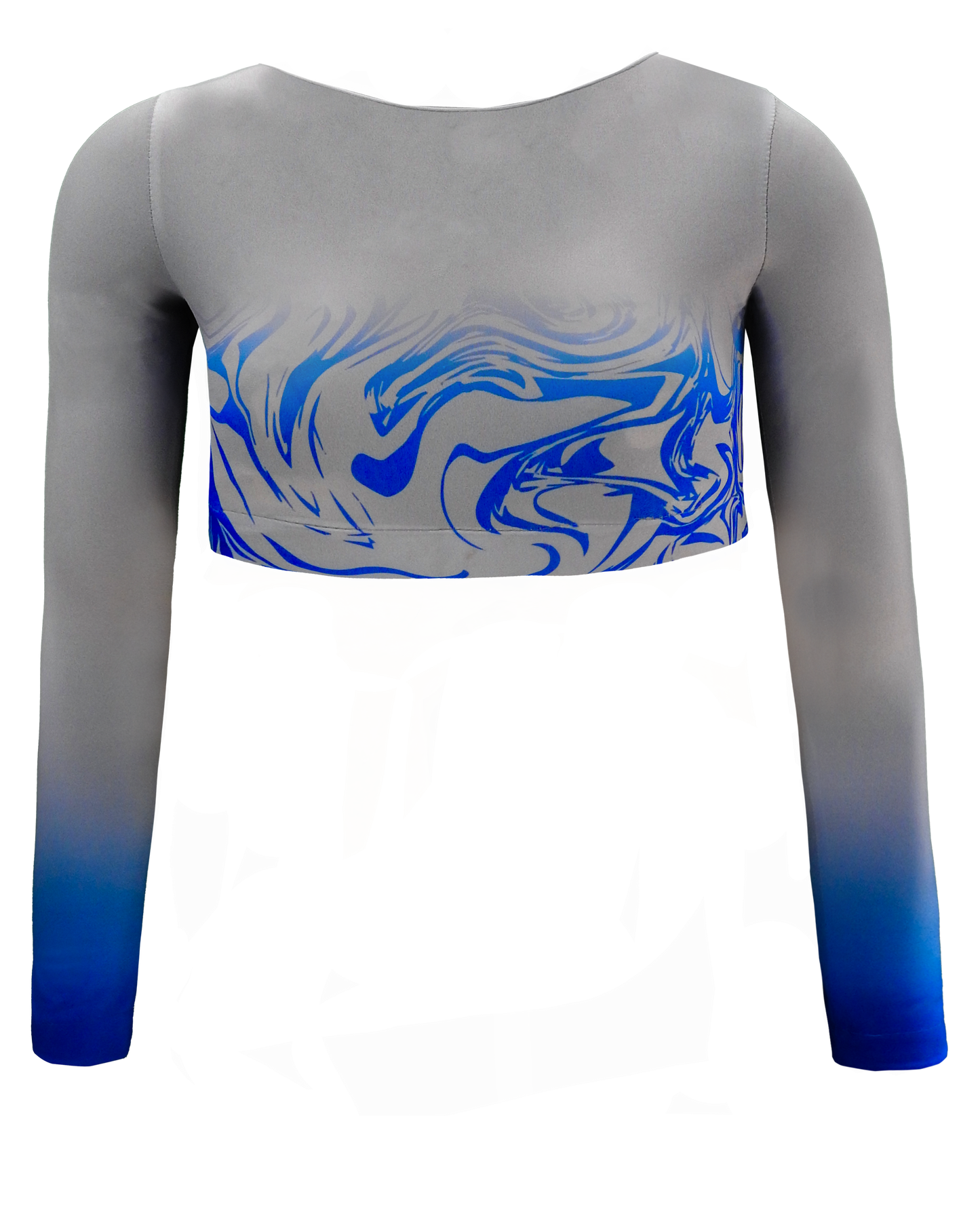 Full Sublimation Long Sleeve Cheer Crop Top