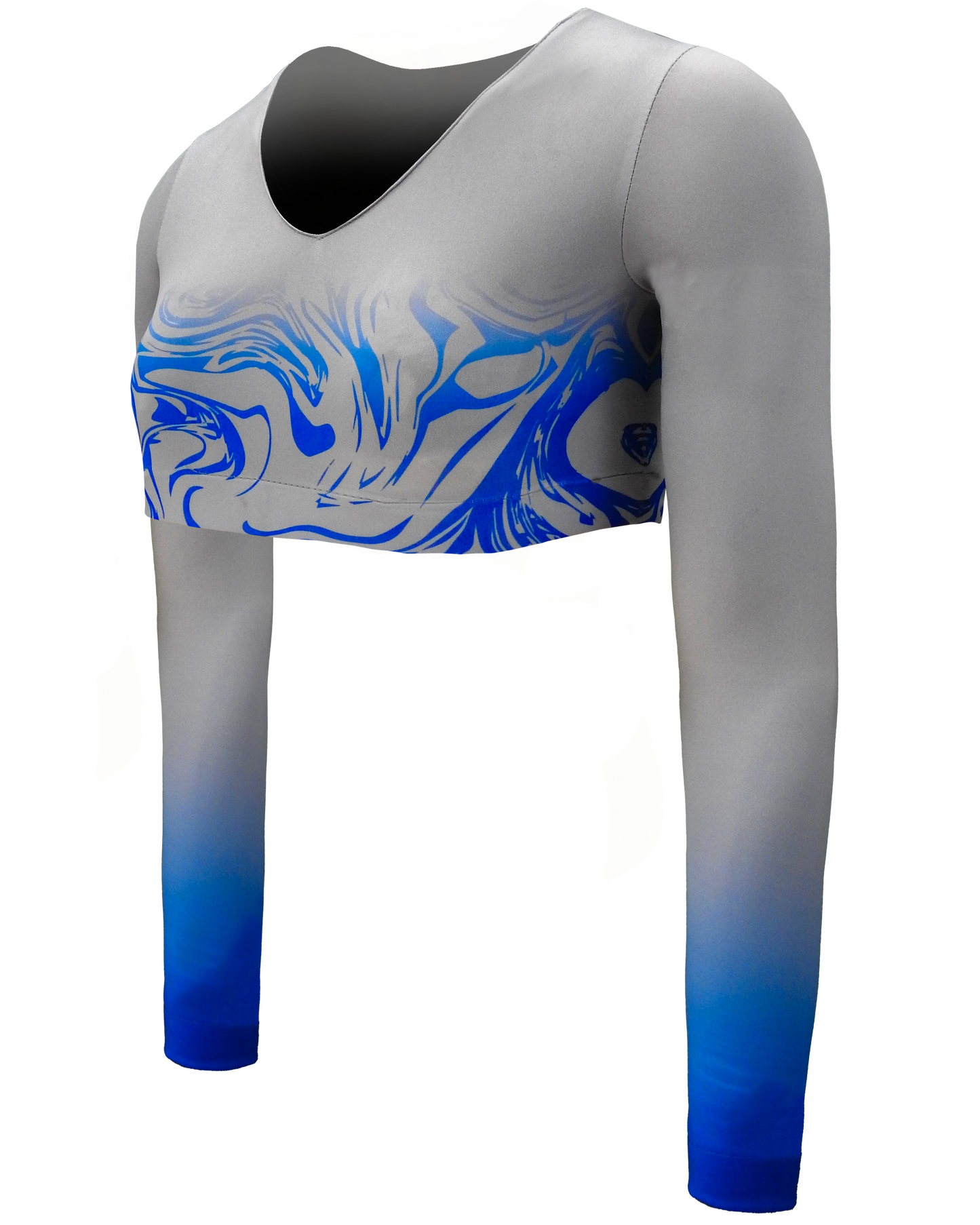 Full Sublimation Long Sleeve Cheer Crop Top