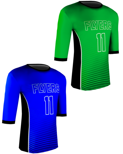 HALF SLEEVE Single Ply REVERSIBLE Crew Neck Compression Shirt