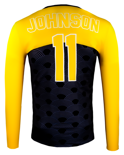 LONG SLEEVE Single Ply REVERSIBLE Crew Neck Compression Shirt