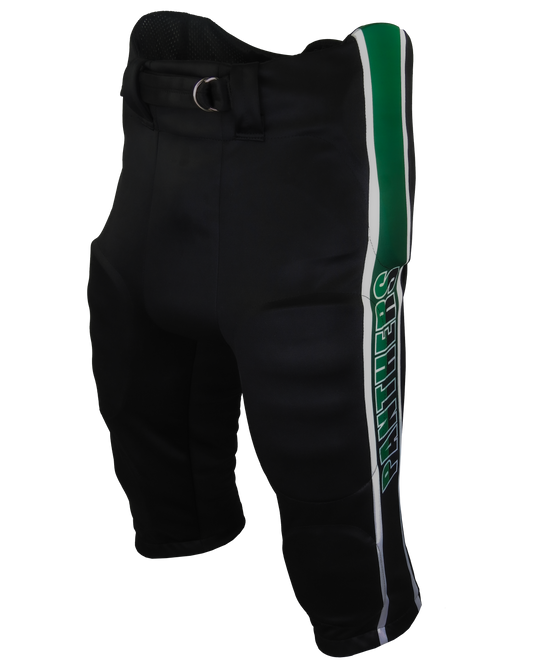 ORIGINAL Dyed 2 Way Stretch w/ Sublimated Side Panels INTEGRATED Football Pants