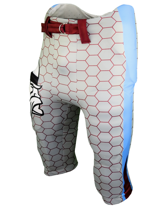 ORIGINAL Full Sublimation 2 Way Stretch INTEGRATED Football Pants