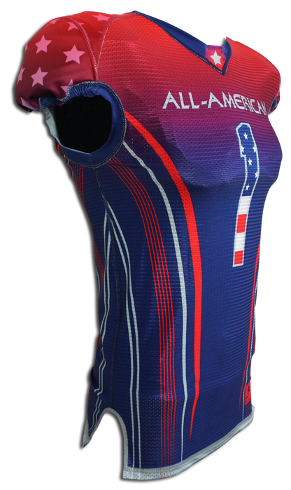 Tapered Franchise 1 Ply REVERSIBLE Football Jersey