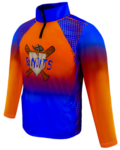 1/4-Zip Long Sleeve Tee w/ Pockets