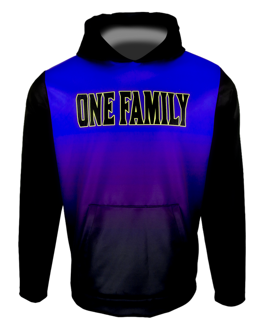 Performance Hoodie Size Samples