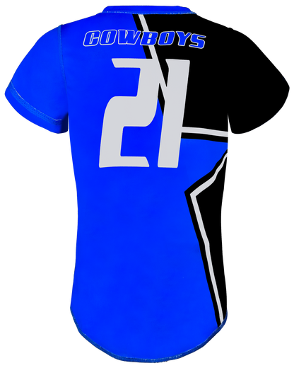 Single Ply Reversible Crew Neck Softball Jersey