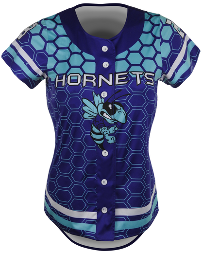 Short Sleeve Full Button Softball Jersey