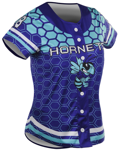 Short Sleeve Full Button Softball Jersey