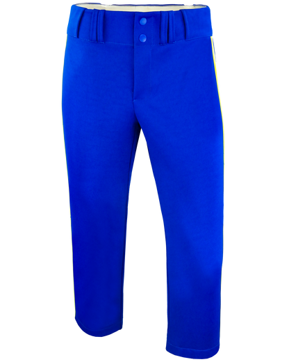 Tapered Lowrise Softball Pants W/ Braiding