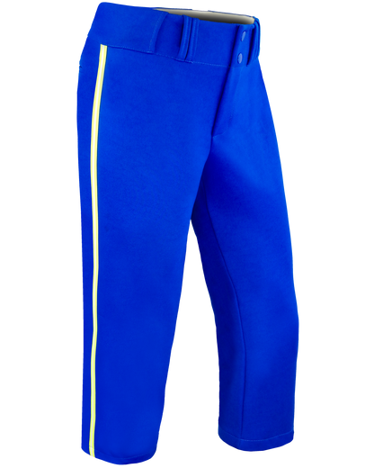 Tapered Lowrise Softball Pants W/ Braiding