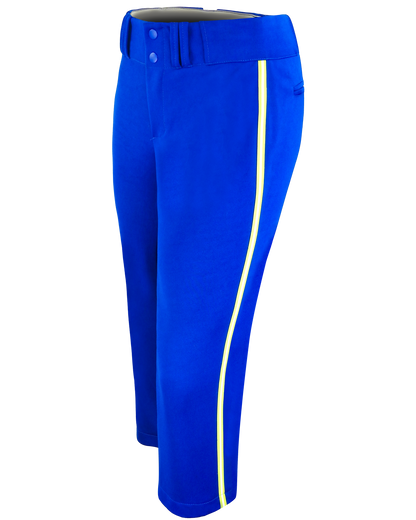 Tapered Lowrise Softball Pants W/ Braiding