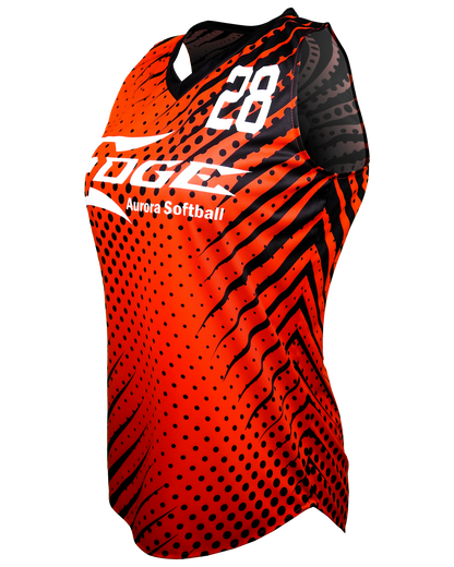 Racerback V Neck Softball Jersey