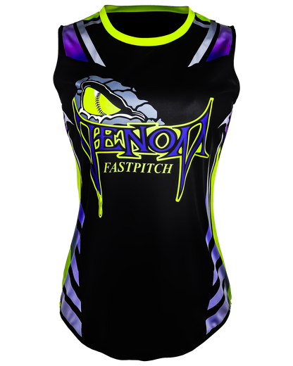 Sleeveless Crew Neck Softball Jersey