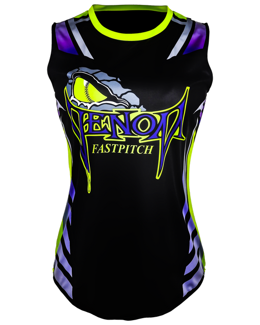 Sleeveless Crew Neck Softball Jersey