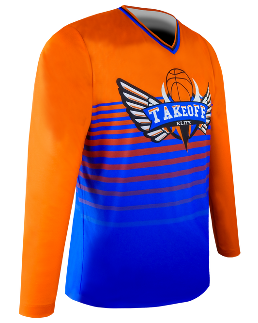 Long Sleeve V Neck Goalie Jersey