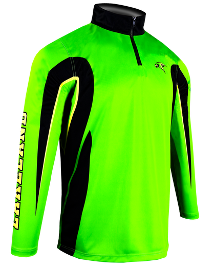 1/4 Zip Long Sleeve Shooter Shirt