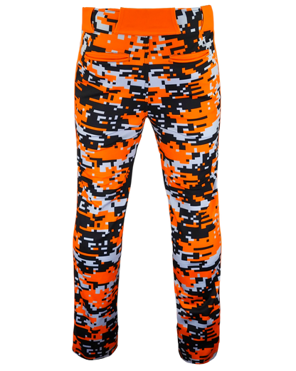 Tapered Open Bottom Baseball Pants W/ Braiding