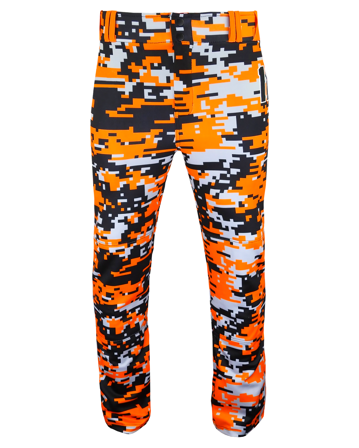 Tapered Open Bottom Baseball Pants W/ Braiding